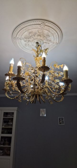 Большая Люстра 10 Рожков Польша