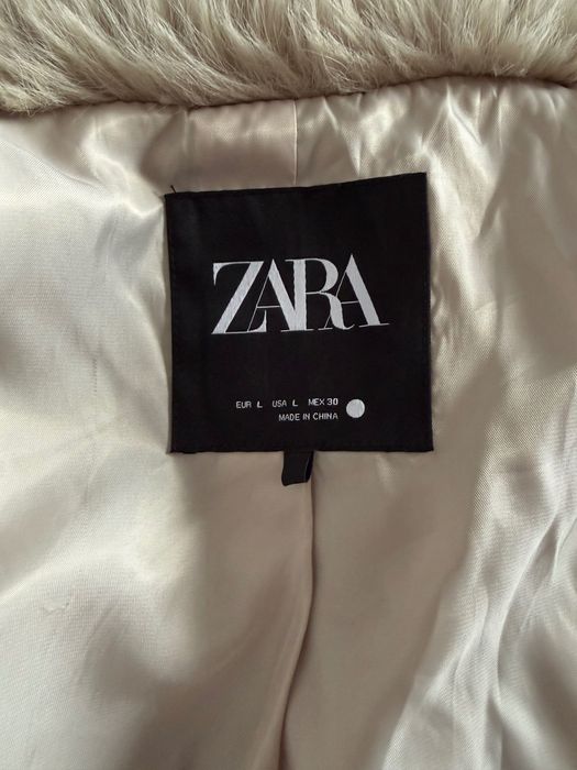 Пухено палто  Zara