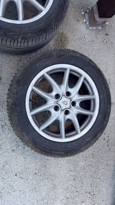 Джанти Porsche 19 цола 5х130 с летни гуми Continental 275/50