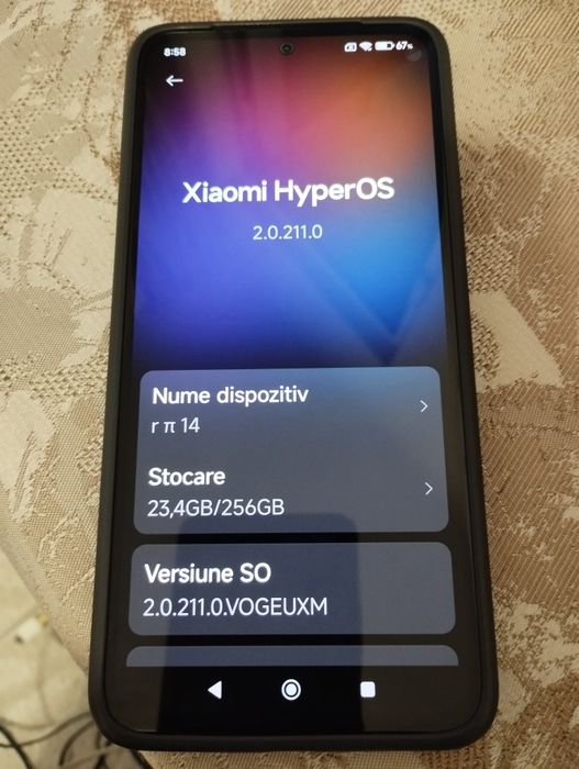 redmi note 14  8 / 256  negru, ca nou