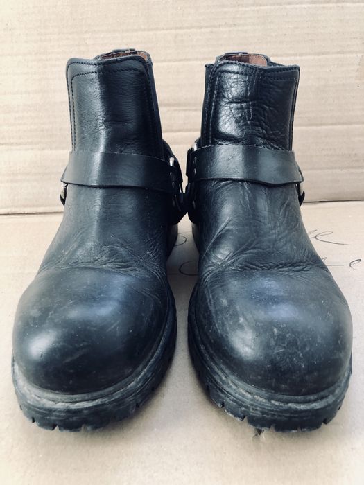 Кожаные ботинки (байкер, biker)