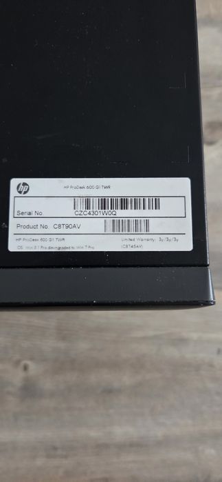 Unitate HP ProDesk 600 G1, i5, 12Gb ram, 500Gb stocare Win 10