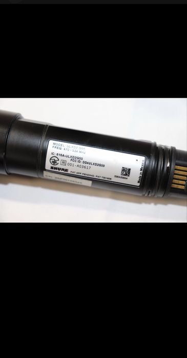 Microfon Digital SHURE ULX-D4,BETA 58A, Frecventa G50,Model Made in Mexico original! (Nu se mai fabrica)
