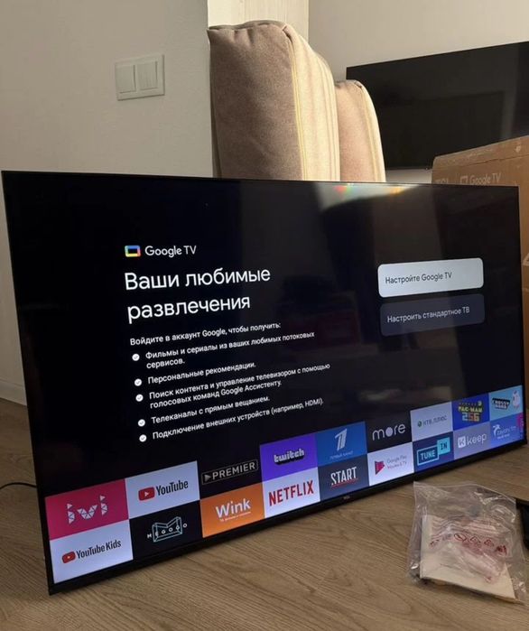 TCL 55 дюймов (140 см) 4К smart tv телевизор