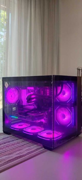 Супер Геймърско PC Ryzen 5 9600X/32Gb D5 6400Mhz G.Skill/1TB SSD/RX 9060XT 16Gb/WiFi&BT/Гаранция