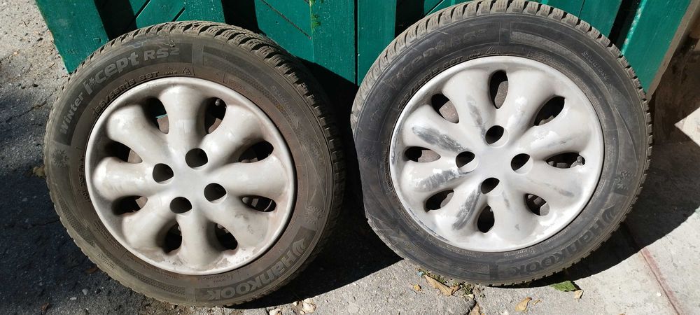 4бр. Джанти 15 цола 4х108 Пежо/Ситроен + зимни гуми и тасове