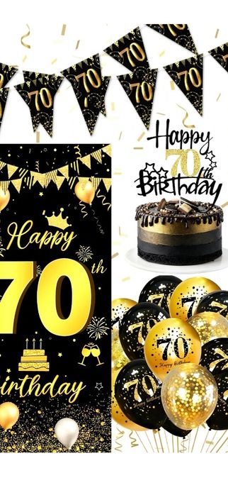 Декорация за 70  рожден ден