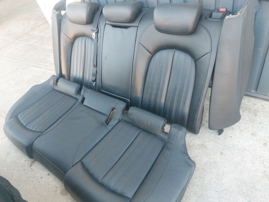 Set interior piele neagra S-line AUDI A6 C7 4G Model 2011-2018