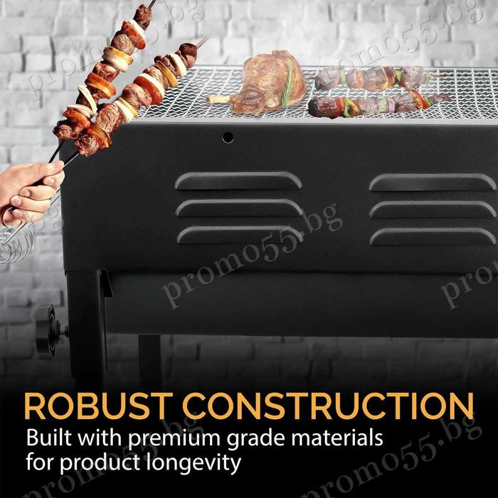 Преносимо Барбекю на Дървени Въглища за Двор, Градина, Пикник