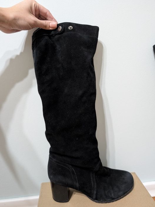 Продам  сапоги. Замша. Европейка.