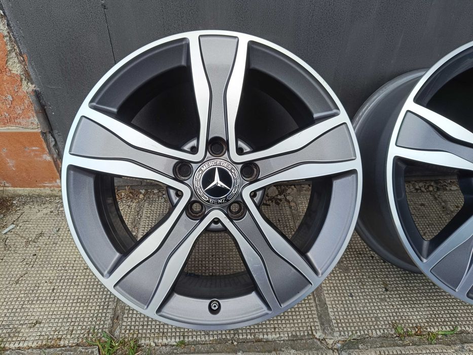 ОРИГИНАЛНИ джанти 17 ' цола 5x112 MERCEDES C KLASSE W205 / МЕРЦЕДЕС 7J ET48,5