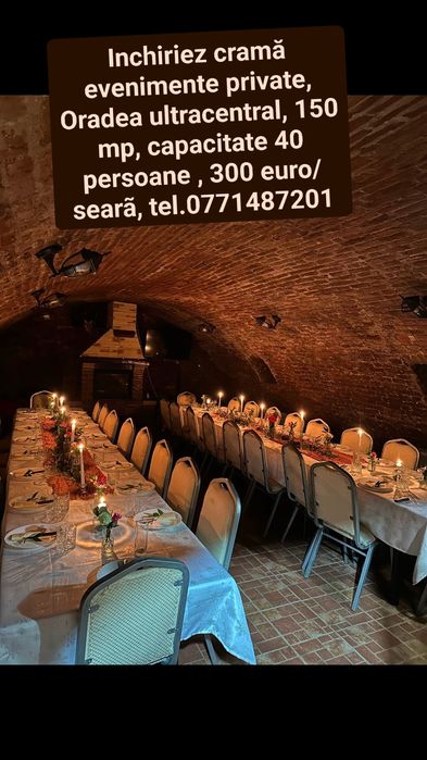 Inchiriez cramă evenimente