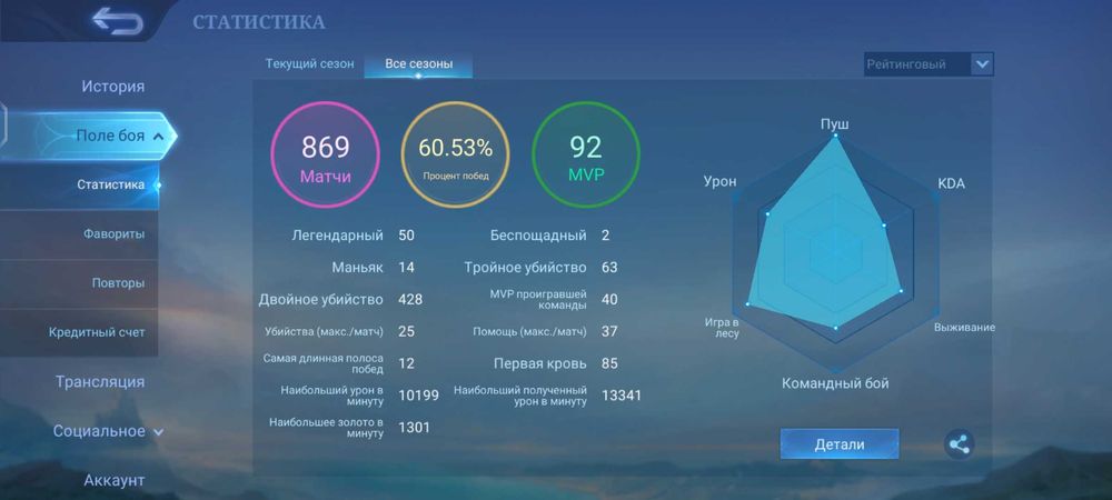 Млбб Аккаунт + Почта