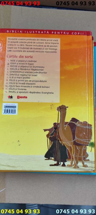 carte carti biblia ilustrata pentru copii vol 1 2 3 4 pret pe toate