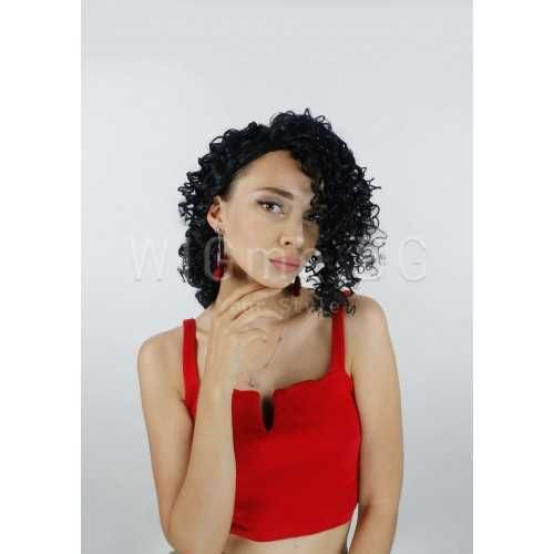 НОВА къдрава черна перука в Афро стил Киана - ОТЛИЧНО КАЧЕСТВО!