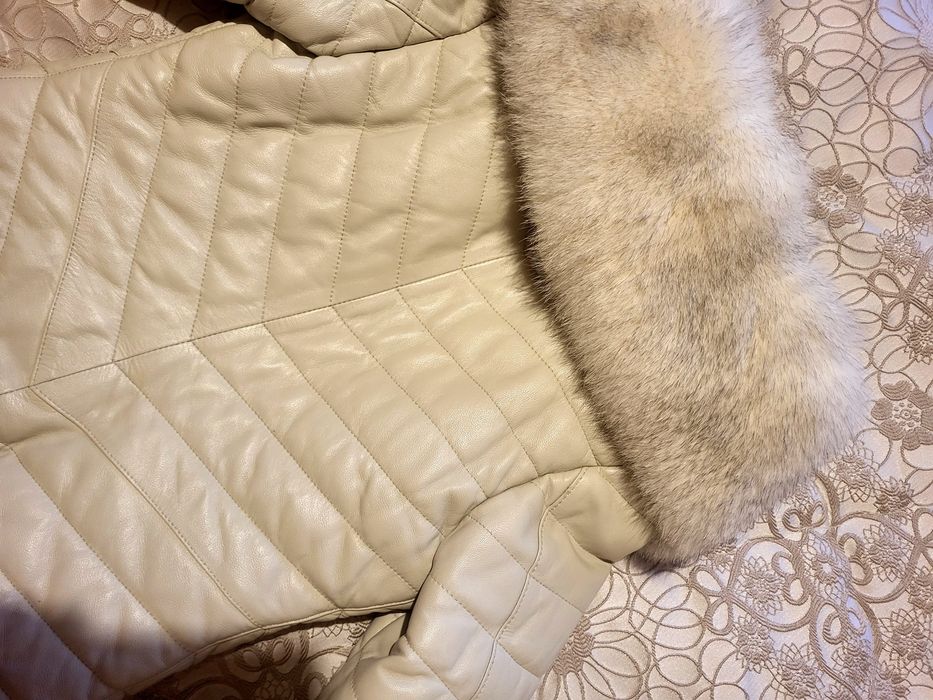 Дамско яке естествена кожа