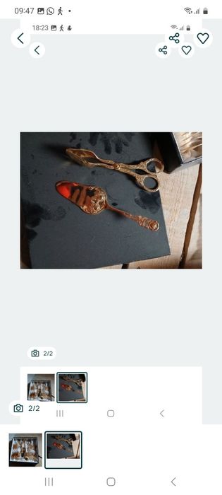 Set prajitura și cafea aurite