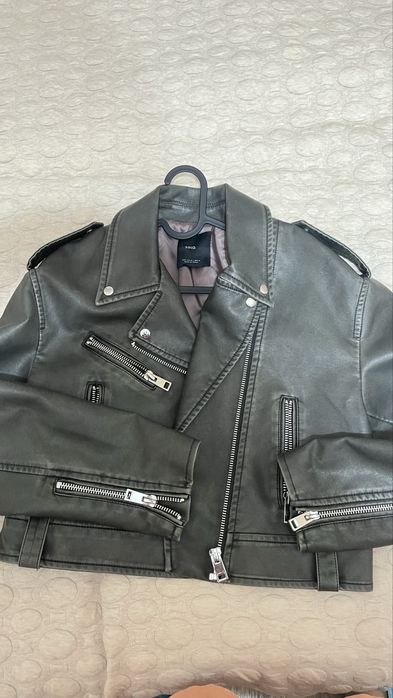 Кожаная куртка Mango , эко кожа