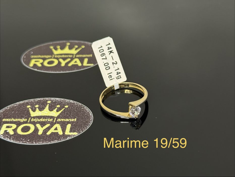 Bijuteria ROYAL : Inel AUR 14K NOU / 2.14 GR