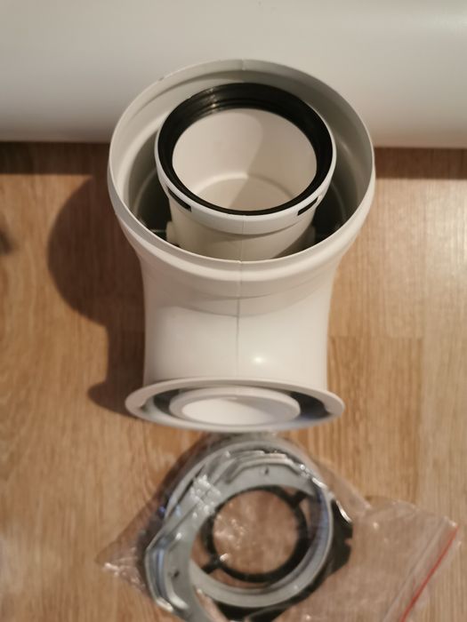 Kit evacuare gaze arse centrala Immergas (garnituri I si cot incluse)