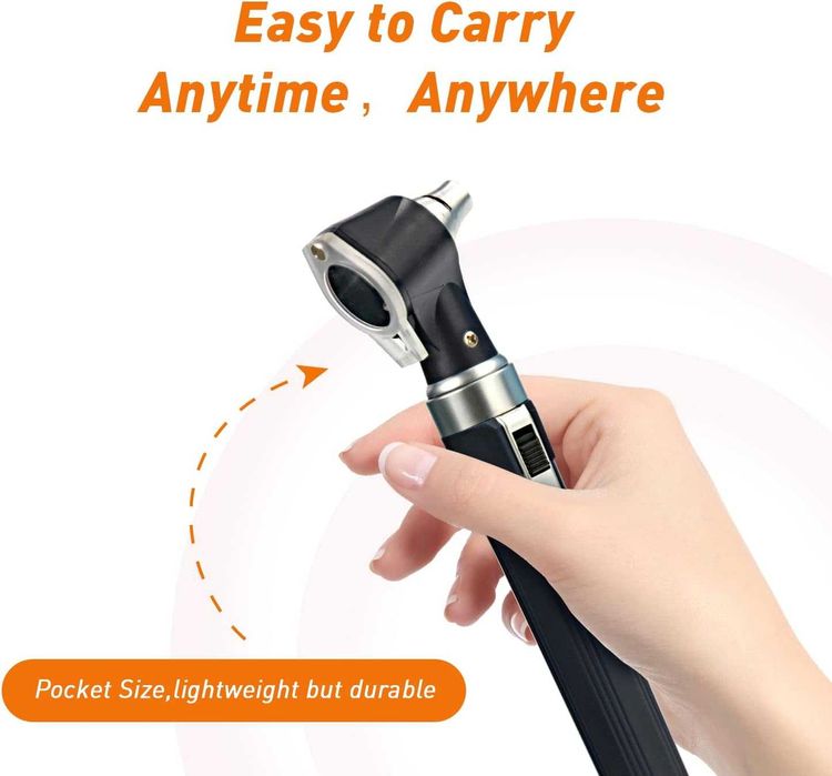 НОВО! Отоскоп комплект - ушен инструмент с LED светлина и 3x увеличени