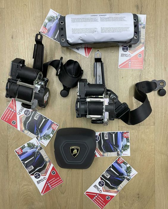 Lamborghini URUS - kit airbag volan pasager - set centuri de siguranta