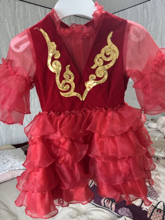 Прокат казахское платье на годик