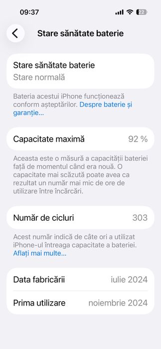 iPhone 15 black impecabil cutie completa