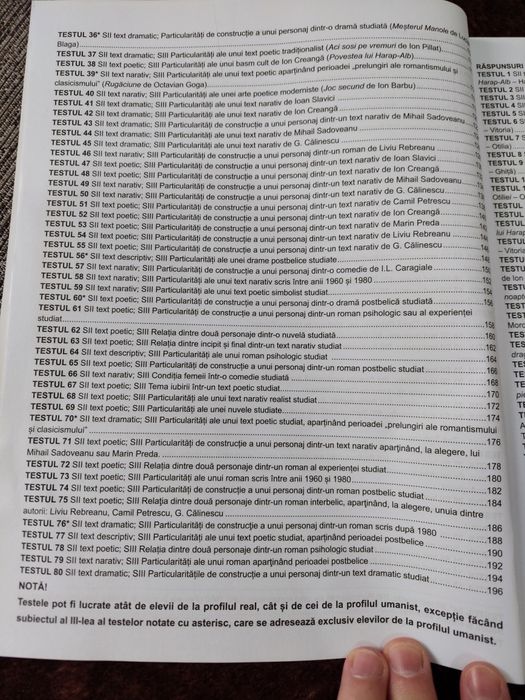 Vand carti pentru BAC