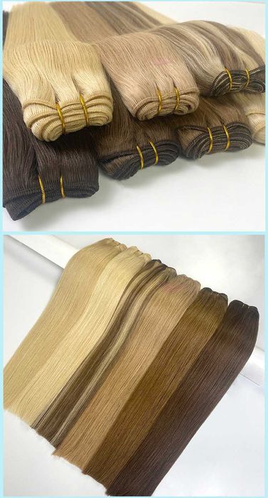 Естествена европейска  коса  100 гр