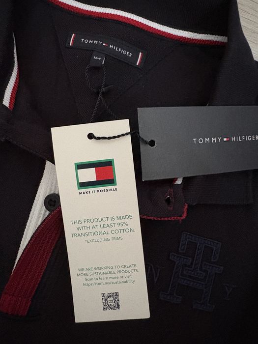 Tricou Tommy Hilfinger, mar 164 nou, cu eticheta