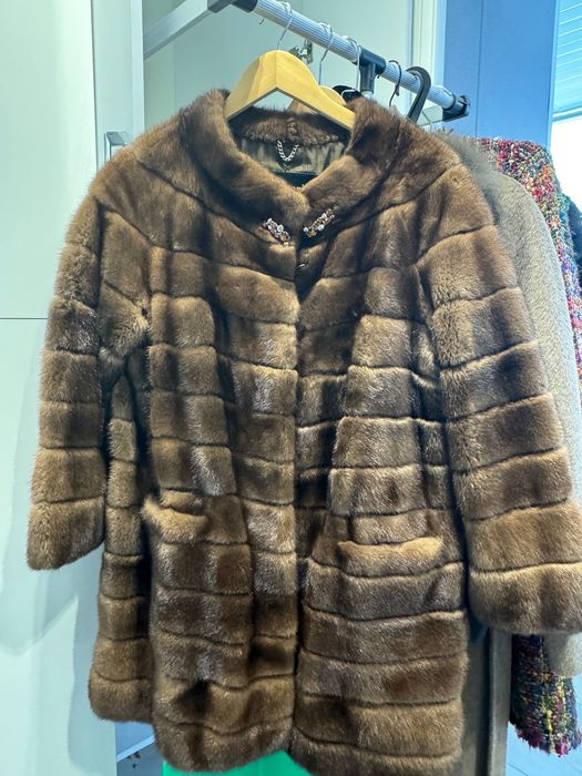 Полушубок норковый