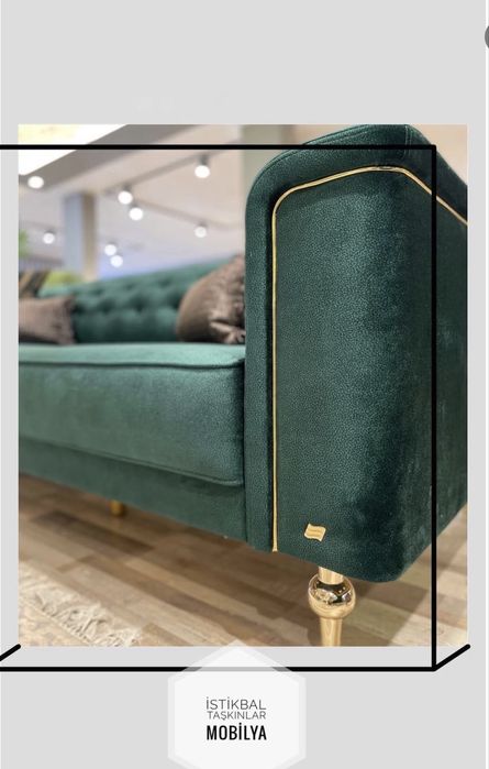 Тройка диван Blanca, неразличим от нов