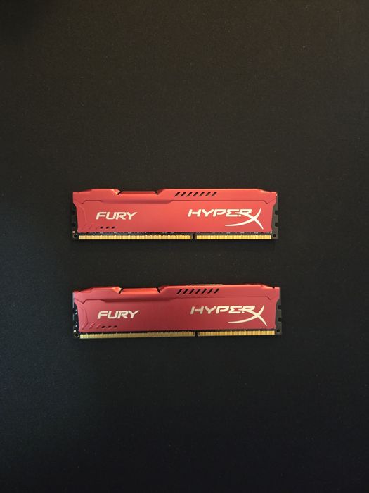 Memorie HyperX FURY Red 8GB, DDR3, 1600MHz, CL10, 1.5V