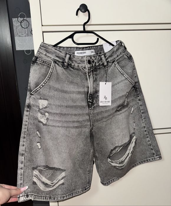 Pantaloni scurti Denim