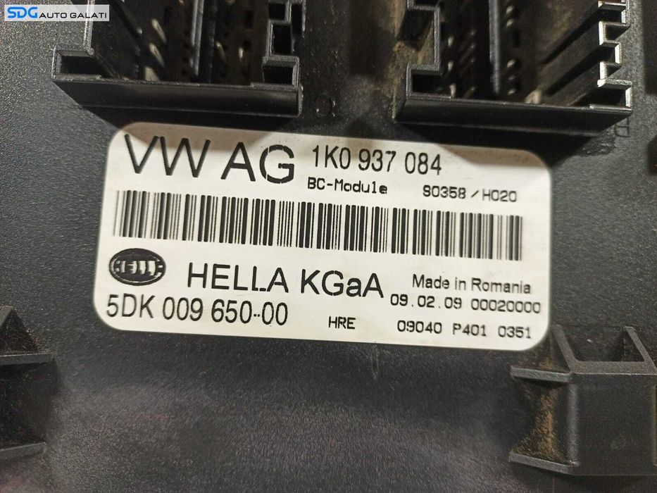 Unitate Modul Calculator Confort Comfort BCM Volkswagen Golf 6 2008 - 2014 Cod 1K0937084 [L1821]