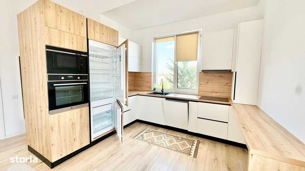 Inchiriez casa 4 cam Corbeanca, 500mp teren, cartier privat, liniște