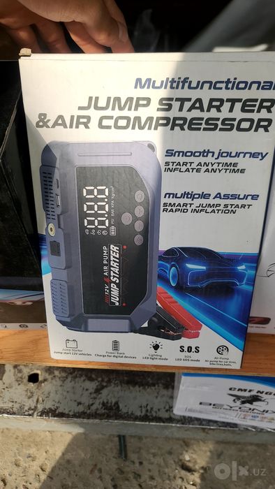 Jump starter, бустер, Повербанк, пусковое устройство, POWERBANK, pover