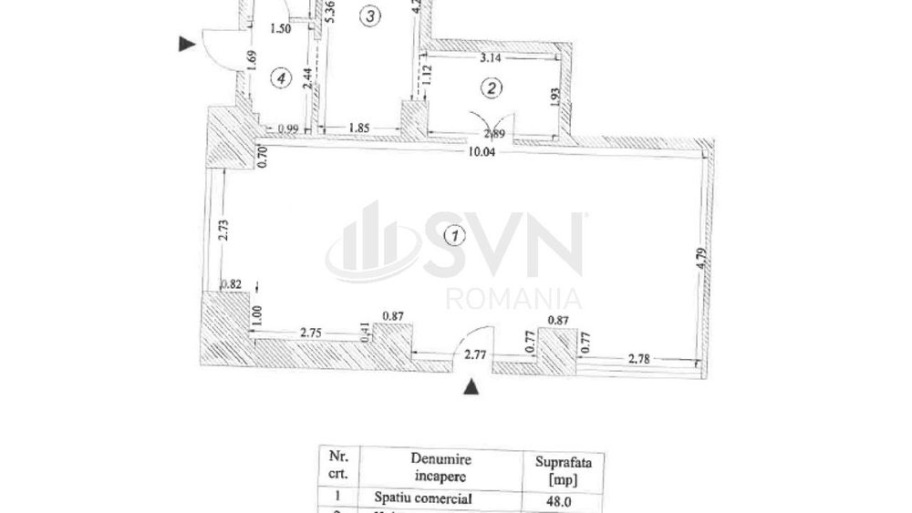 Spatiu comercial stradal Kogalniceanu - predare renovat