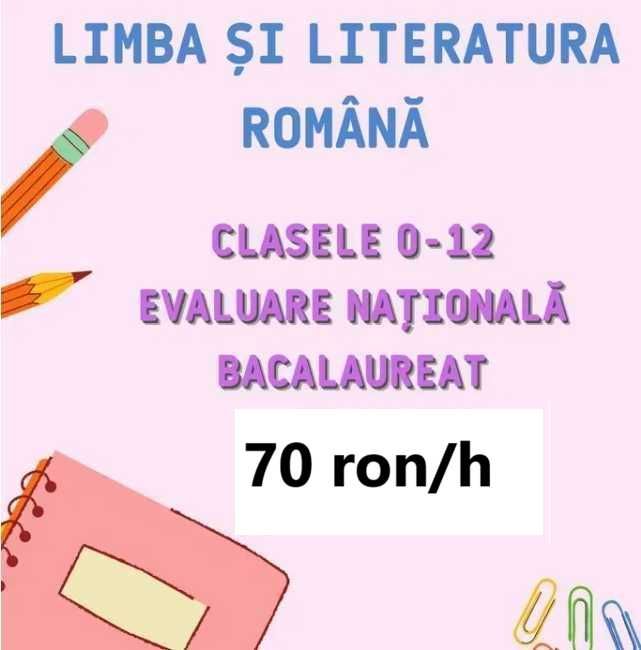 Limba și Literatura Română-Meditații (Bac+Evaluare) 0-12