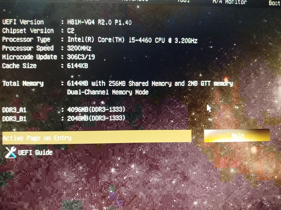 Материнская плата + i5 4460 + 6 ОЗУ