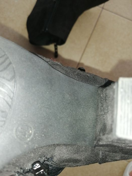 Botine piele intoarsa 40