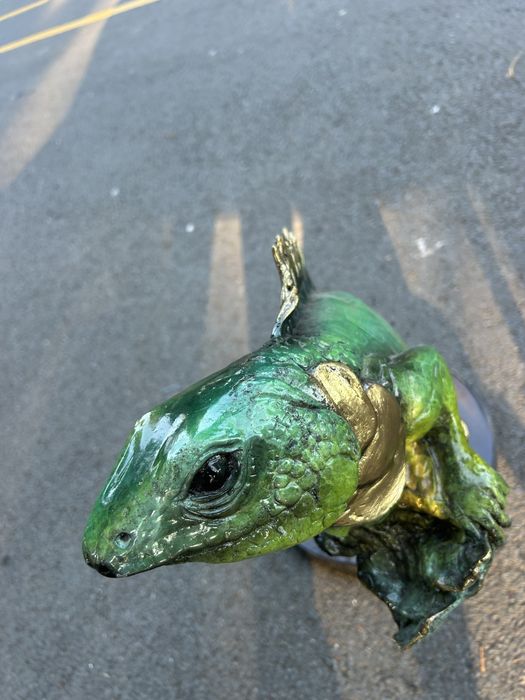 Бронзова статуетка гущер