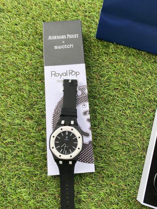 Ceas Ap x swatch ocho negro full box