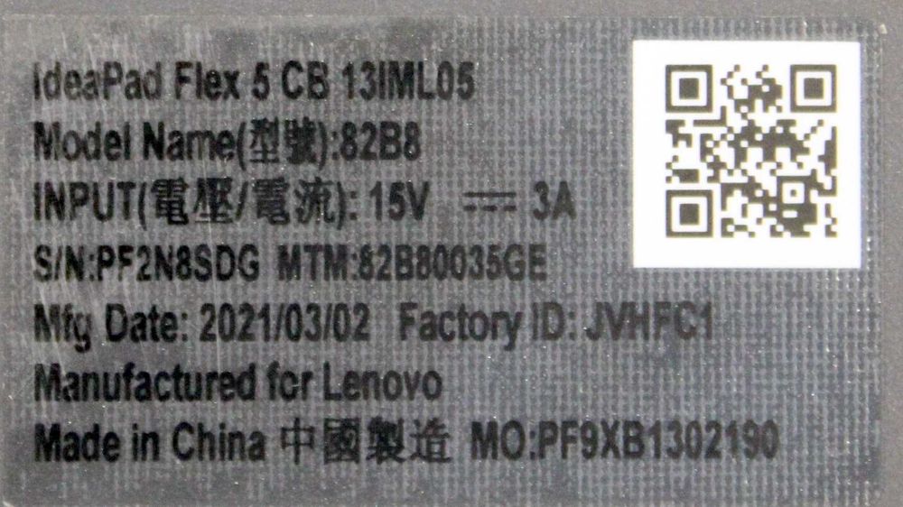 Лаптоп Lenovo IdeaPad Flex 5 CB 13IML05 Chrome OS