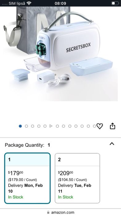 Mini frigider pentru insulina secrets box, Nou