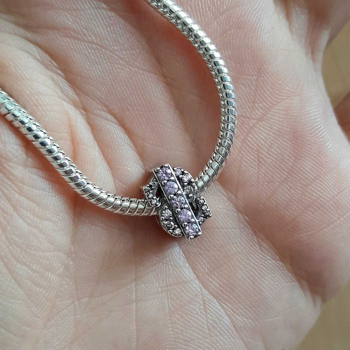 PANDANTIV DOLAR de argint cu zirconiu cubic
