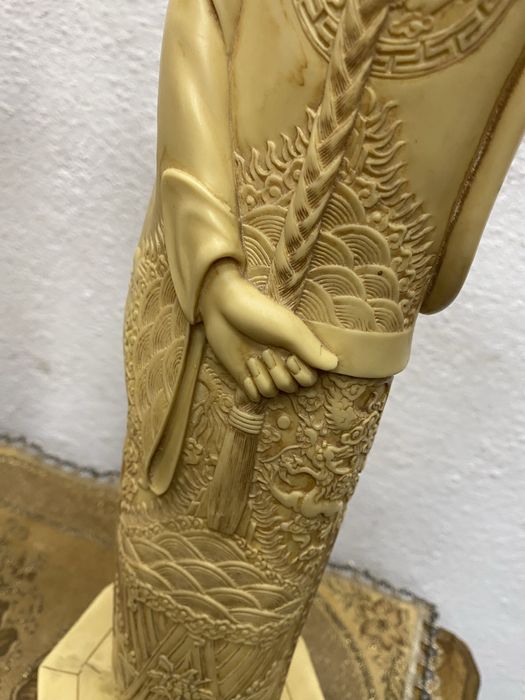Големи китайски фигури Император и Императрица Qianlong 55 см 1930 г
