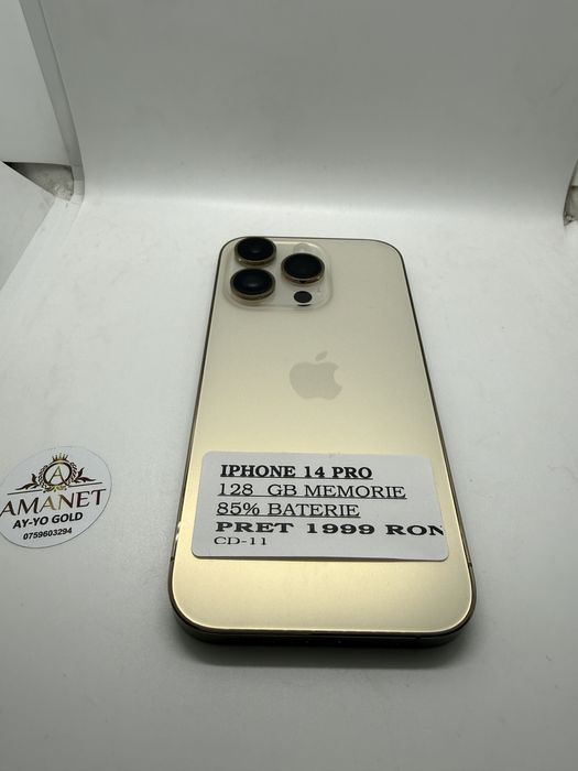 Iphone 14 pro 128gb gold