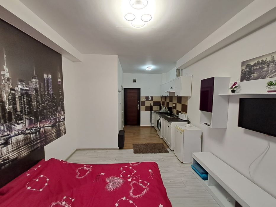 Garsoniera chirie regim hotelier (cu pat matrimonial)